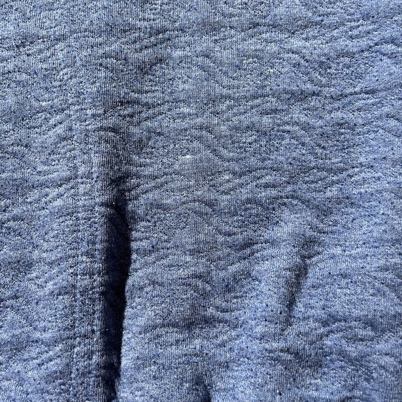 Vintage Grannycore Navy Blue and Red Turtleneck & Zip Collar Sweatshirt - Picture 9 of 9